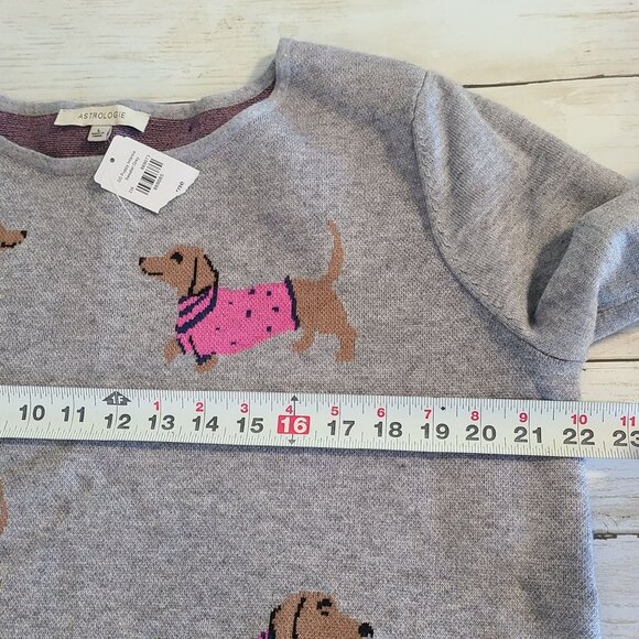 Astrologie Dachshund Puppy Intarsia Knit Sweater Weiner Dog NEW Lg Novelty - Picture 6 of 9